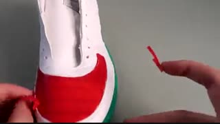آموزش روش رنگ کردن کفش در خانه