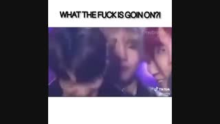 ویکوک :) فقط الان بگم به دستای ته نگا کنید یا به ریکشن جین یا به کوکی توجه کنین؟؟؟!