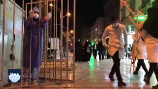 پرفورمنس خیابانی برای هشدارهای کرونایی