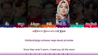 لیریک آهنگ blue and grey از bts