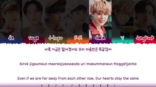 لیریک آهنگ telepathy از bts