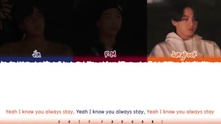 لیریک آهنگ stay از bts