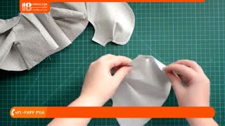 آموزش دوخت لباس آستین بلند برای عروسک بیبی تیلدا