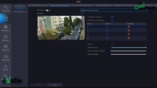 ویدئوی معرفی و تنظیمات آنالیز هوشمند Intrusion Detection (تشخیص ورود به ناحیه غیرمجاز)