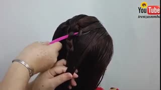 آموزش مدل مو دخترانه بافت دور پیچ- مومیس مرجع و مشاور مو