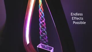 رقص نور و آب در چراغ رومیزی Aquarius