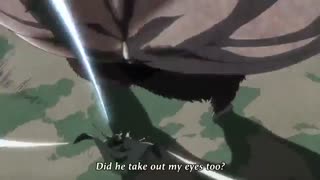 مبارزه کاپیتان لیوای با تیتان هیولا