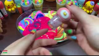 اسلایم رنگین کمان ... آخه این همه وسایل