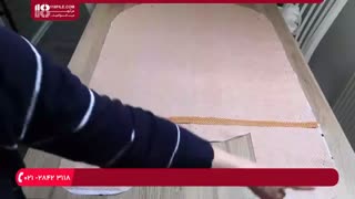 آموزش دوخت تشک مسافرتی گارد دار با پشم شیشه