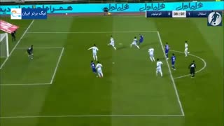 گل های بازی استقلال تهران 2 - آلومینیوم اراک صفر