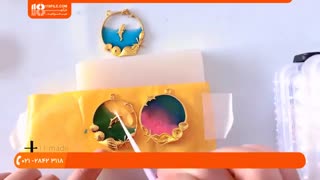 آموزش ساخت جا کلیدی رزینی بسیار زیبا