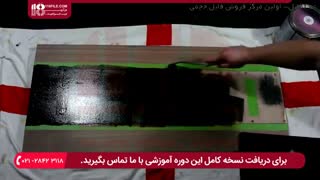 آموزش ساخت میز رزینی طرح کف رودخانه با سنگ های سیقلی
