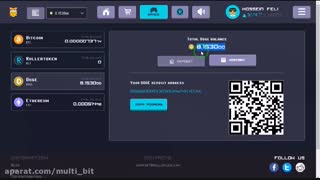 سایت استخراج ابری بیت کوین، اتریوم و دوج کوین رولرکوین