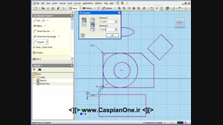 Autodesk Inventor Tutorial 2011 - 109 Sample Sketch