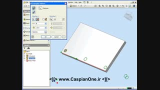 Autodesk Inventor Tutorial 2011 - 126 Rectangular Pattern