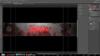 نحوه ساخت هدر گیمینگ برای سایت و کانال نماشا با فتوشاپ CS6