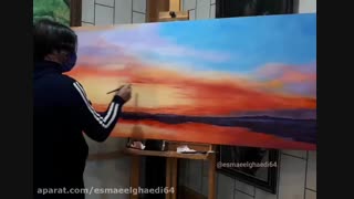 آموزش رنگ روغن