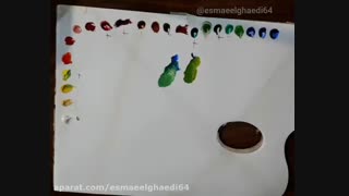 رنگ هایی که در زیر رنگ کمتر استفاده می شود