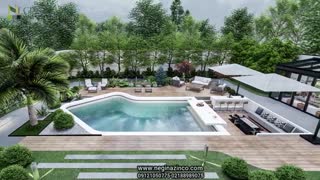 محوطه سازی ویلا، جناب آقای شایگانی