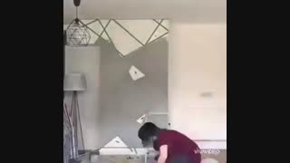 نقاشی جالب دیوار منزل