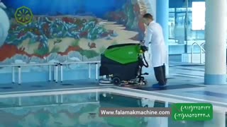 دستگاه اسکرابر مجهز به موتور جلوبرنده