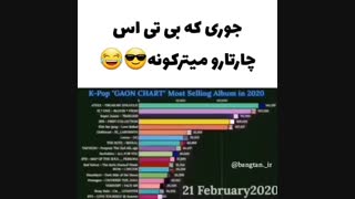 جوری که بی تی اس چارت ها رو میشکونه