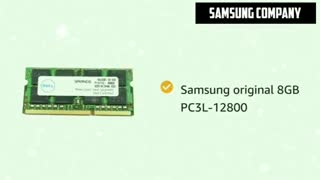 رم لپ تاپ سامسونگ مدل DDR3 12800s MHz PC3L ظرفیت 8 گیگابایت