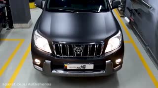 اجرای کاور مشکی مات بر روی پرادو از برند اوراکال آلمان