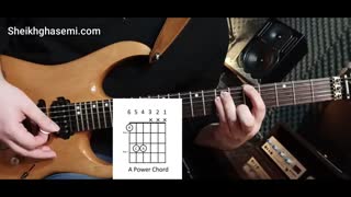 آموزش  پاورکورد های گیتارالکتریک  ( آکورد های سیم ششم)