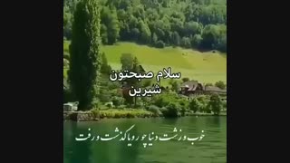 کلیپ صبح بخیر