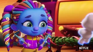 تیزر انیمیشن یاران ابر هیولای سانتا