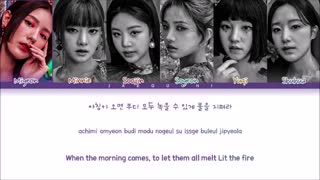 لیریک ویدیوی آهنگ HWAA از آلبوم i burn گروه Gidle