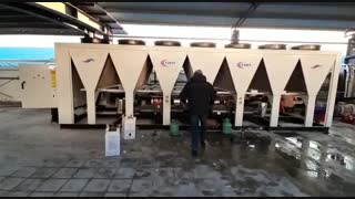 اجرا و راه اندازی چیلر توسط شرکت آسا تهویه