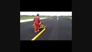 رنگ کف بزرگراه ها رو چطور میزنن؟