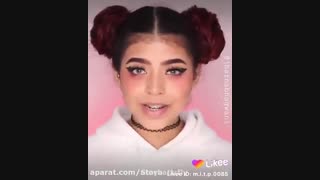 تیک تاک جالب tik tak make up
