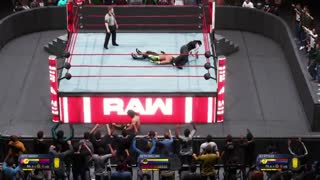 گیم پلی بازی 2k20wwe کشتی کج : JEFF HARDY VS SETH ROLLINS VS AJ STYLES