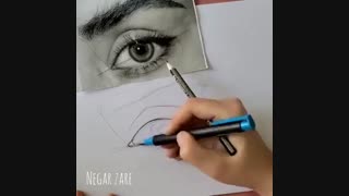 آموزش طراحی چشم