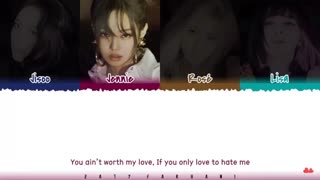 موزیک love to hate me  از black pink