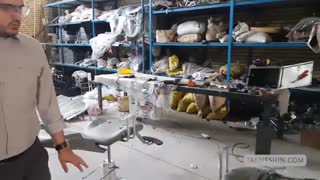 مونتاژ صندلی آرایشگاهی