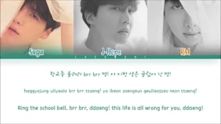 لیریک آهنگ «دنگ » از سه رپر بی تی اس .