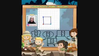 آموزش محور مختصات فصل۴ ریاضی ششم
