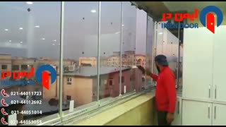 نصب شیشه بالکن