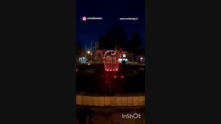 آبنمای ریتمیک زیبا در خراسان