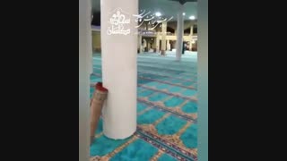 نصب فرش سجاده ای در مصلی ارومیه