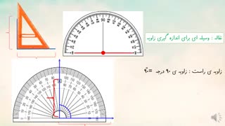 اندازه گیری زاویه ها چهارم
