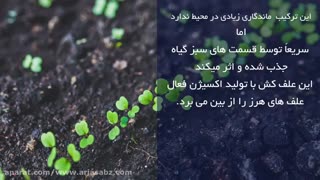 پاراکوات علف کش قوی برای باغات درختان میوه دانه دار و هسته دار