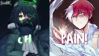 Nightcore ↪ Believer ✗ Gasoline  {Switching Vocals} GINGERGREEN mixed mashup