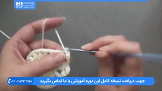 آموزش بافت کلاه زیبا تورتوری با قلاب