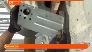 نحوه باز کردن شفت کرکره قدیمی قبل از نصب کرکره برقی