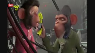 انیمیشن‌ سینمایی میمون های فضایی ۱ (دوبله ی فارسی) Space Chimps